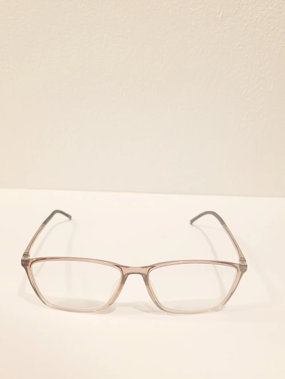 Auth Silhouette SPX 1560 6060 Translucent Rose Brown Gradient Eyeglasses Frames